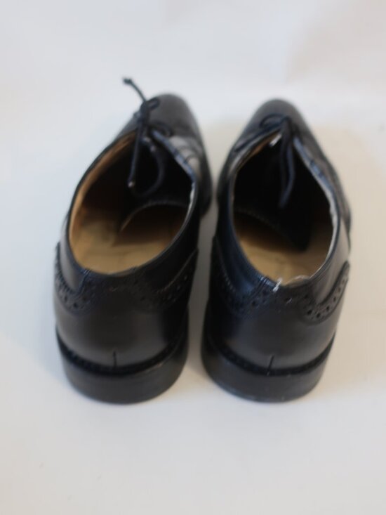 Mens Dolce & Gabbana Black Leather Oxford Lace Up Derby Shoes 10 main image 4